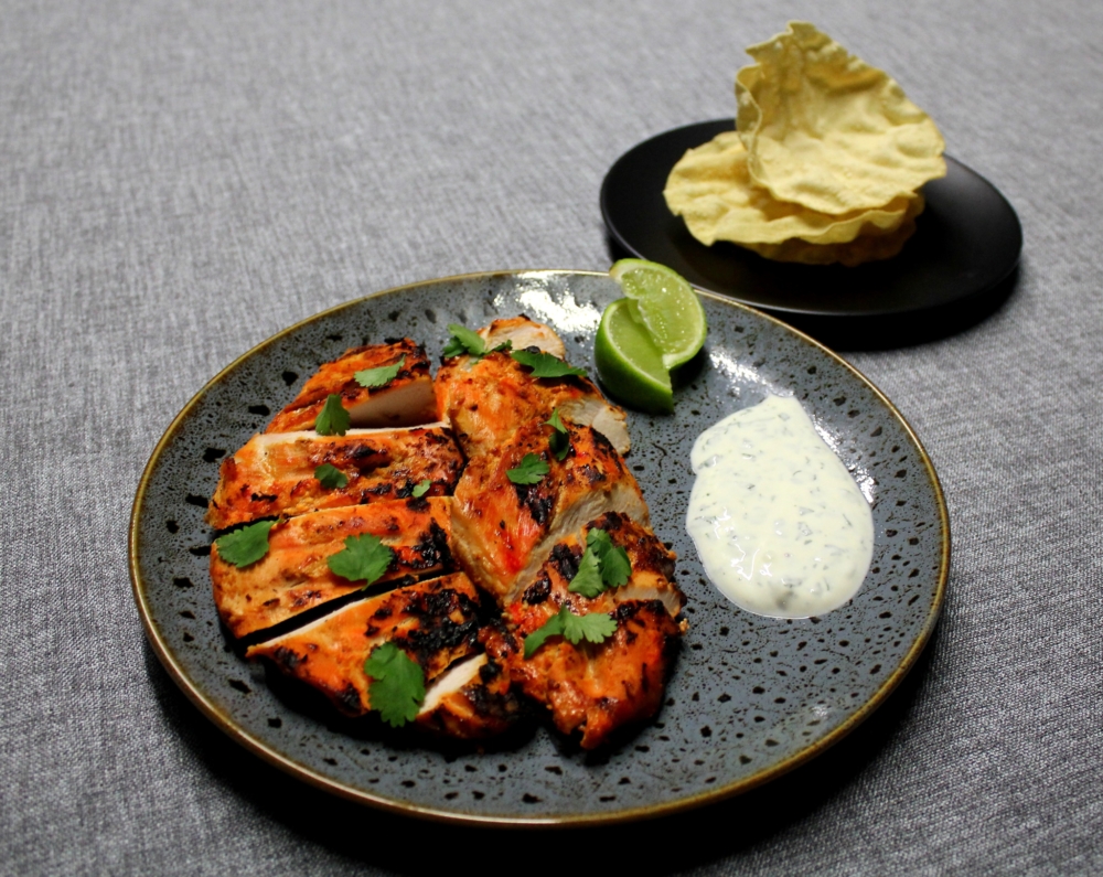 barbecued tandoori chicken - Messy Benches